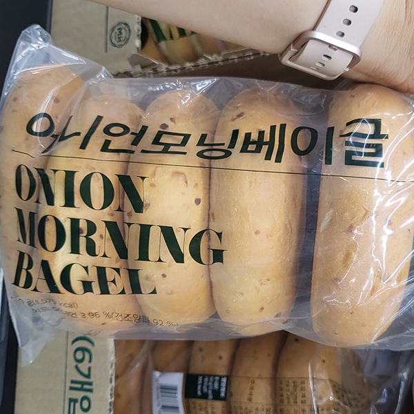 아인츠푸드 어니언 모닝 베이글 550g : koollookstore