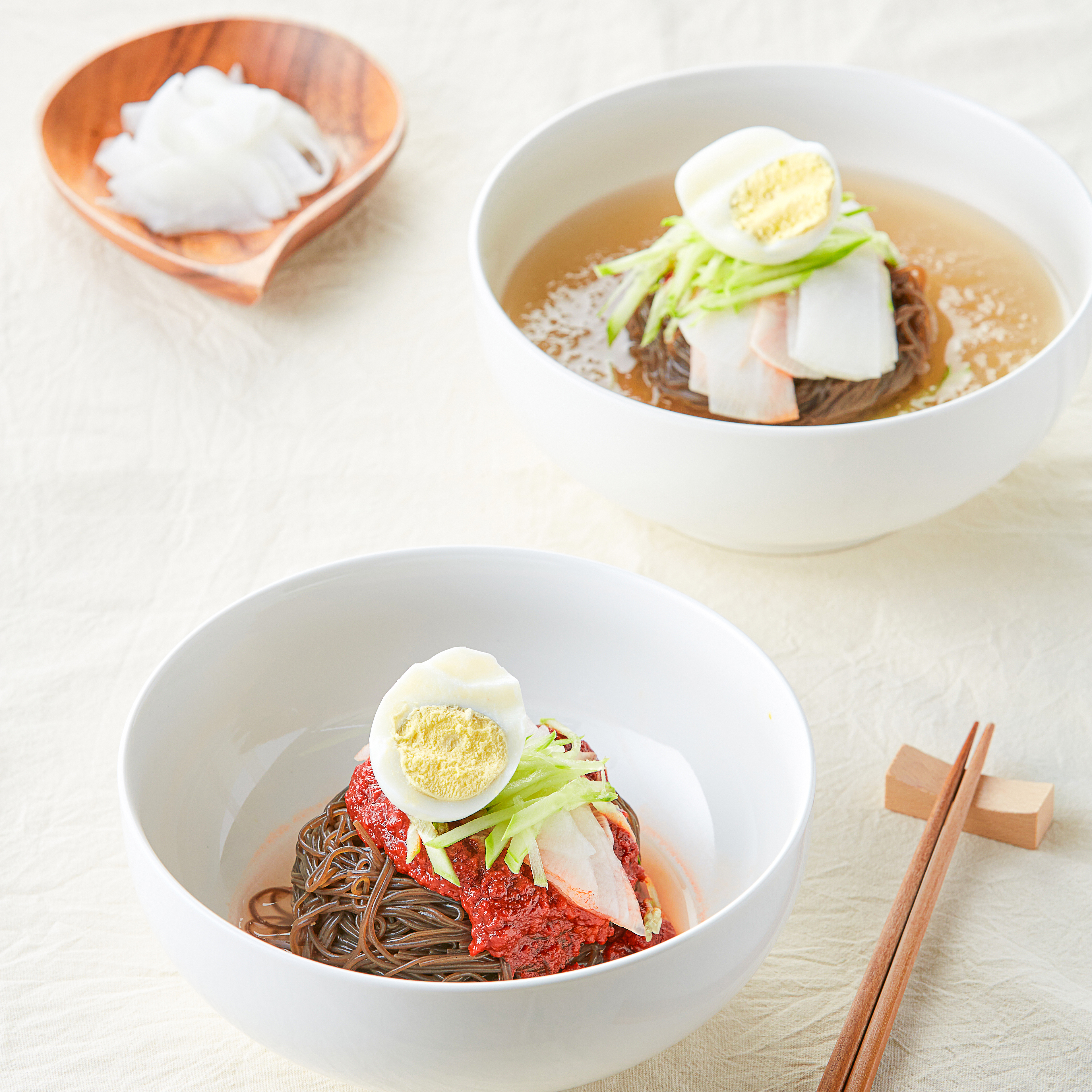 조선호랑이냉면 물냉면 비빔냉면 밀키트 2인분 : 조선호랑이냉면