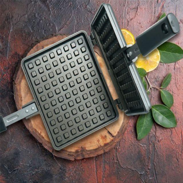 키친아트 18x15cm 전기 와플팬 메이커 와플 그릴팬 : 사구팔구몰