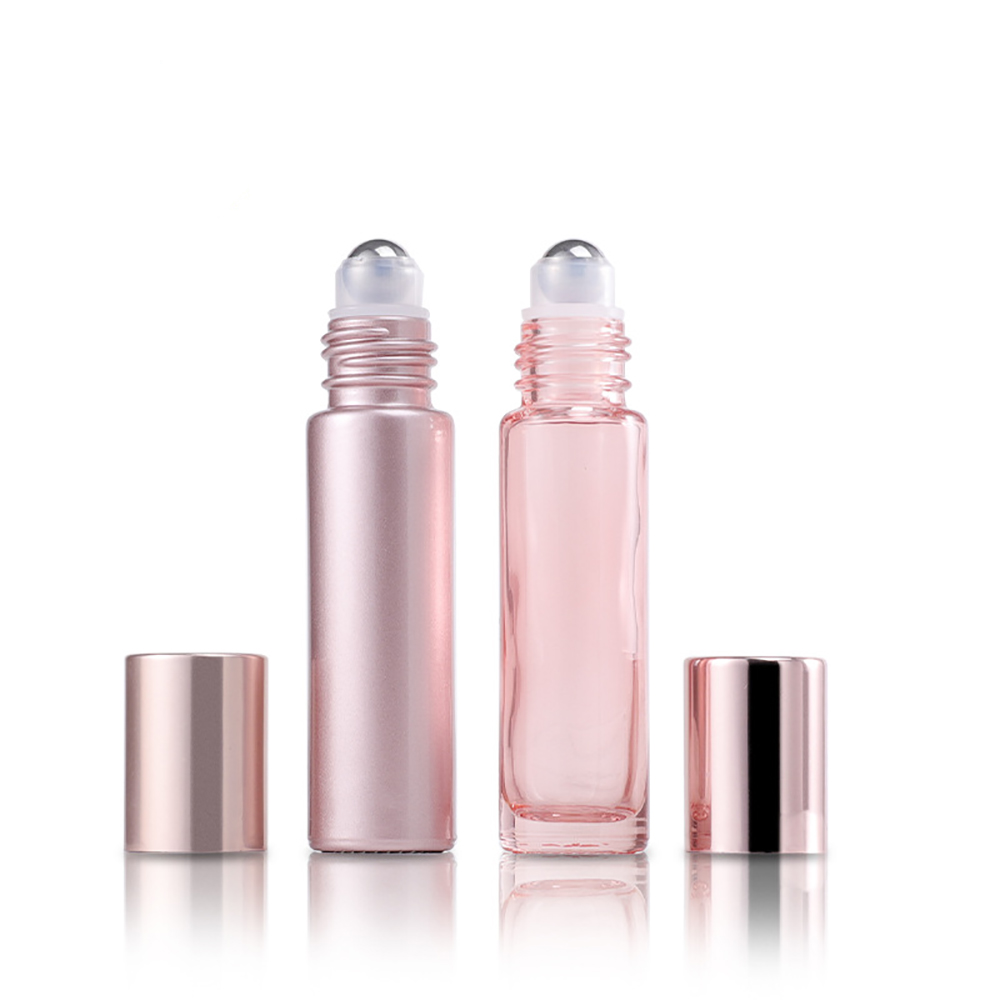 10ml 로즈골드 롤온 미니 향수 롤러볼 유리 공병 아로마 용기 : 모든유통몰