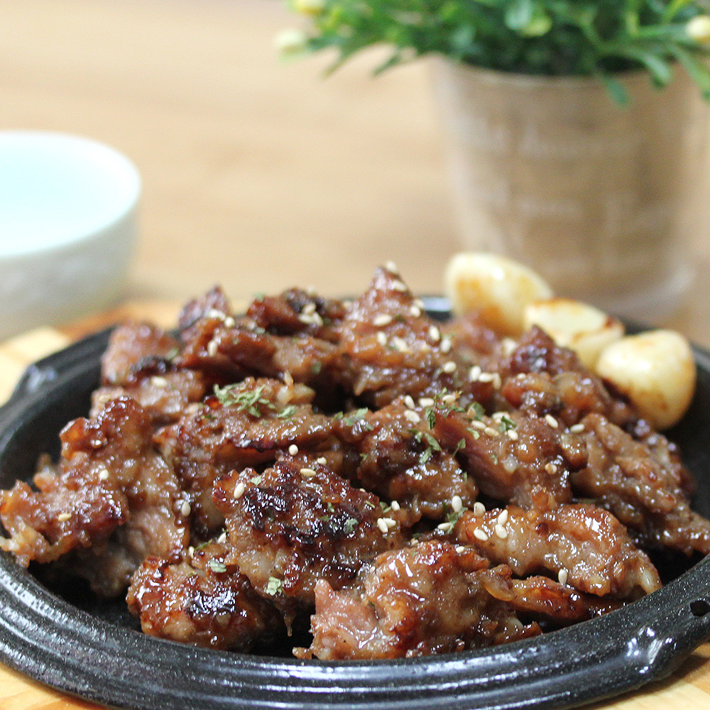 적당한 살집과 맛있게 매콤한/간장양념 오돌갈비 오돌이 350g : 마장동닷컴
