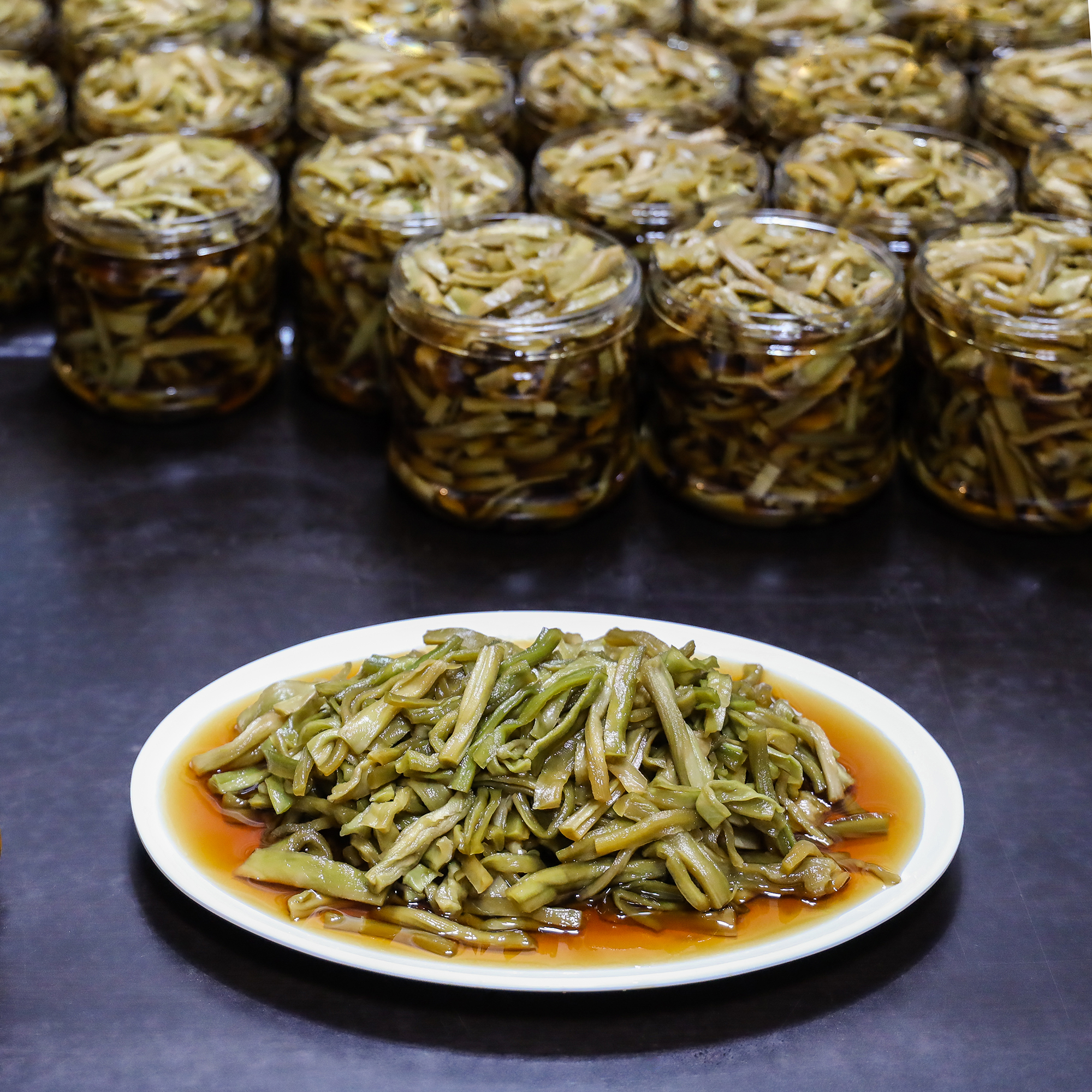 단양 유리네 수제 궁채장아찌 1kg : 단양구경시장 유리네