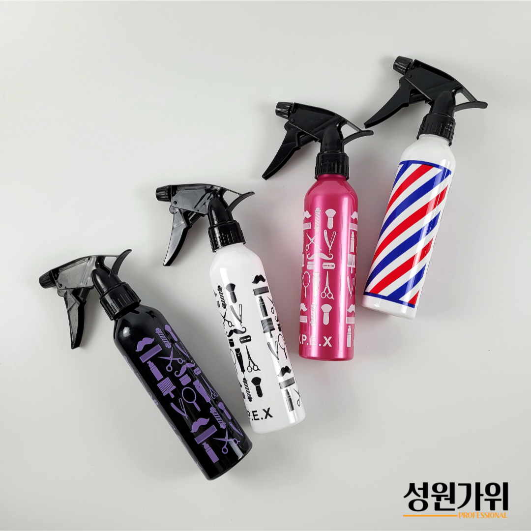 패턴 헤어분무기 4컬러 스프레이 미용실 이용실 : 성원가위