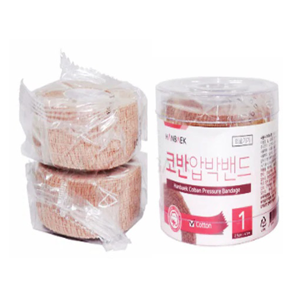 한백/코반/면코반 1인치 찢어쓰는 압박용밴드 2EA : 메디프라자