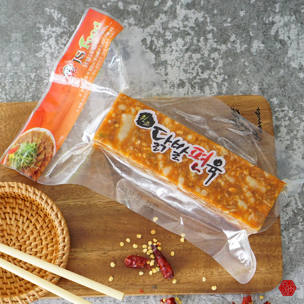 원조 닭발편육 300g 무뼈 매콤 반찬 안주 무릎에 좋은 음식 : 백육점