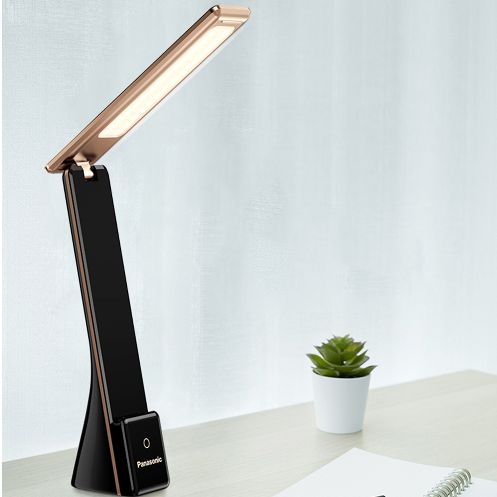 파나소닉 접이식 LED스탠드 5W USB-C 충전 무선스탠드 휴대용스탠드 침대독서등 : 빛과 바람