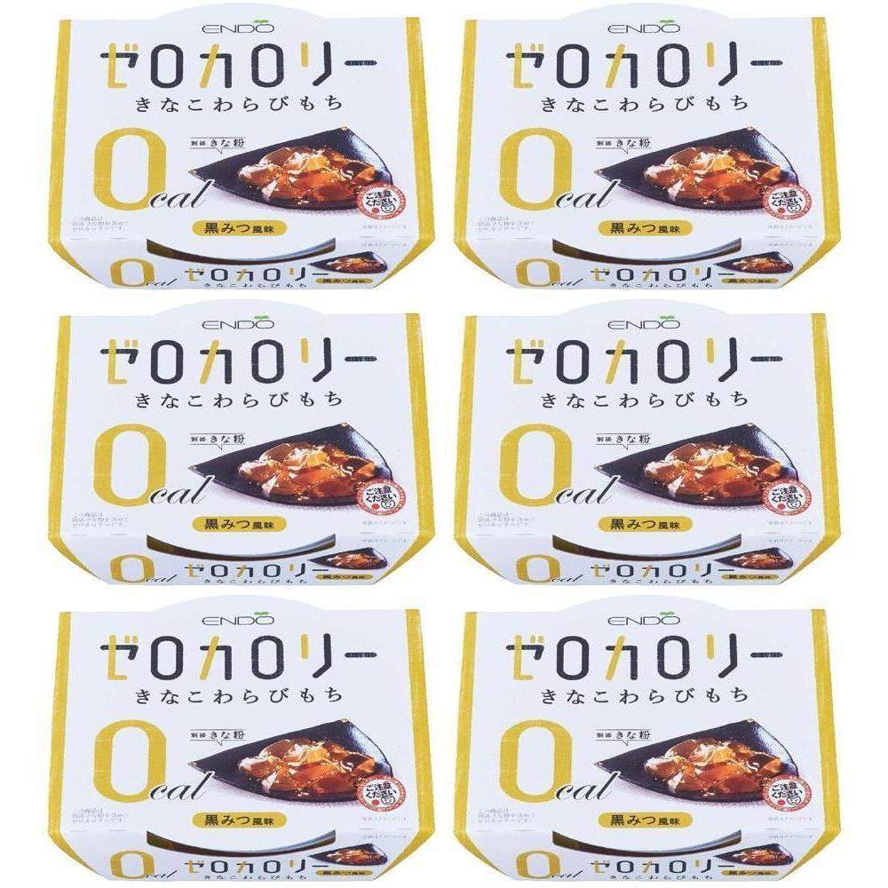 엔도 제로칼로리 꿀 와라비모찌 모치 콩가루 108g 6팩 : 에어커머스