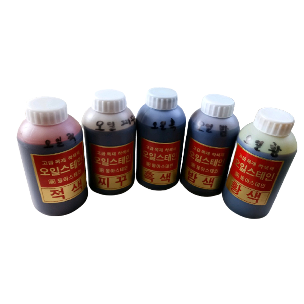 동아오일스테인 500ml  내장용 실내가구 목재착색제 목공예용품 건축 실내목조제품용 : 레츠무역