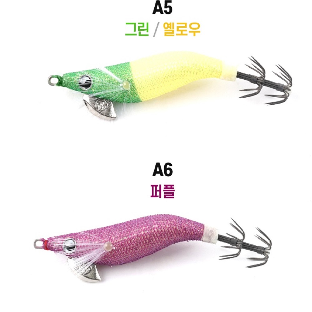 비다컴퍼니 스퀴드원 에기드롭퍼 2.2호 한치 갑오징어 쭈꾸미 : 루어메카