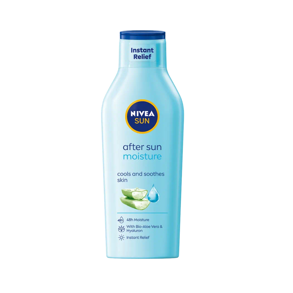 니베아 선 에프터 선 모이스처 쿨앤 수딩 스킨 선탠 태닝 밀크 200ml : 유로타이거
