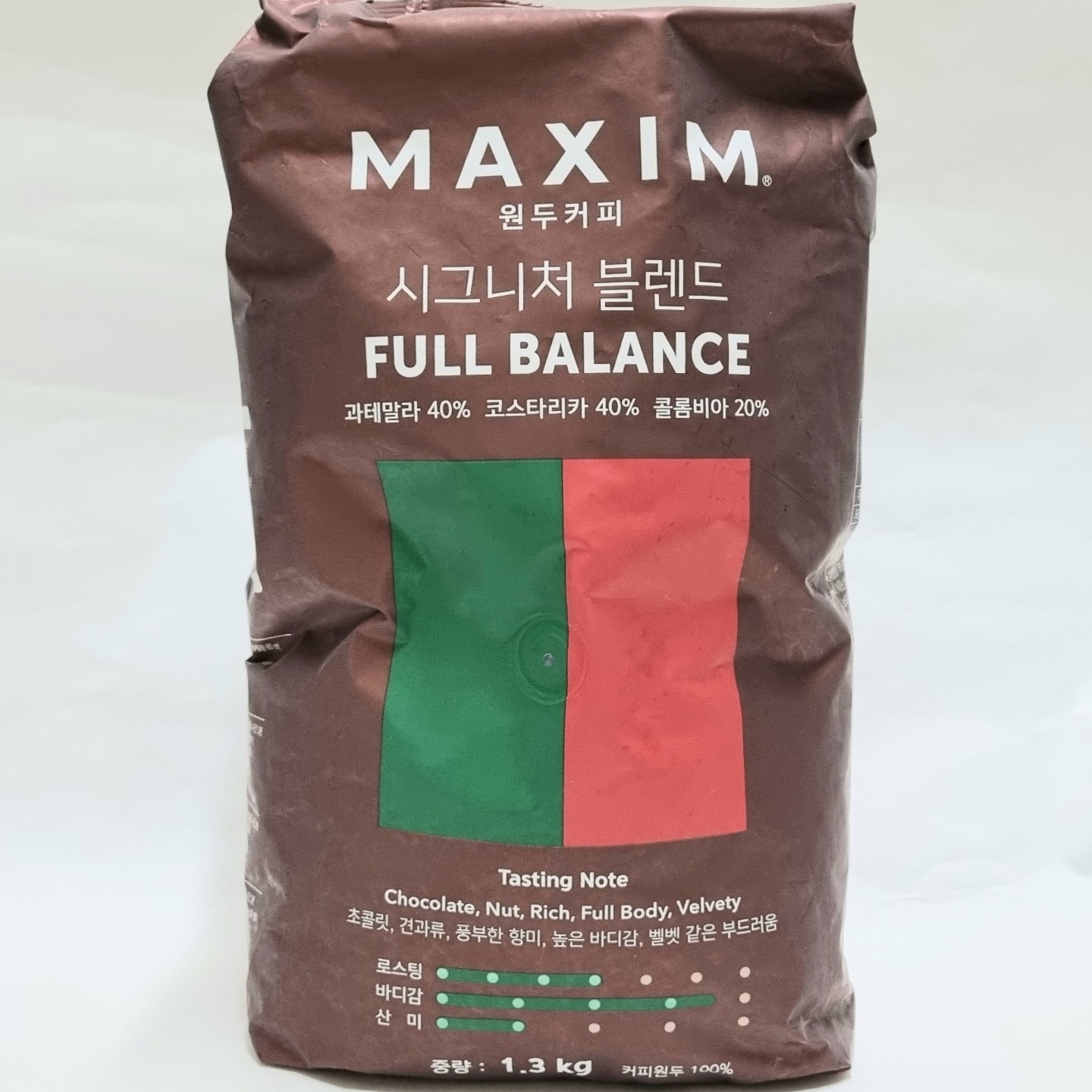 맥심 시그니처 블렌드 풀 밸런스 홀빈 커피 1.3kg : 영마켓