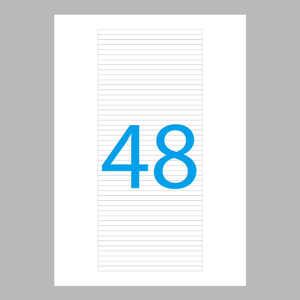 케이스 측면 CD라벨지 48칸 LQ-3642S 20매/전산라벨 : 유니차일드