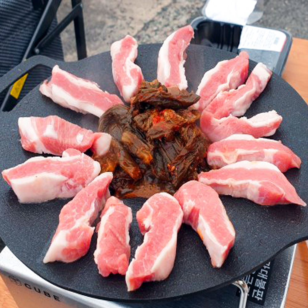 한돈 가브리살 돼지고기특수부위 등심덧살 캠핑 바베큐고기 1등급 300g : 삼형제고기