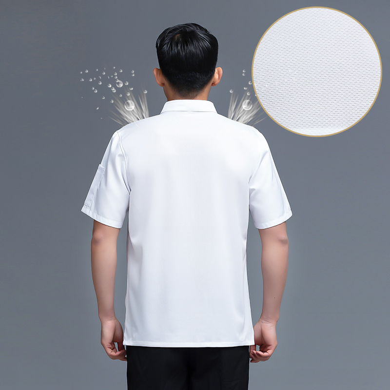 여름 요옷 쉐프복 주방복 음식점베이커리 셰프 작업복 남 반팔 여름 얇은 셰프복 등판 에 : 상큼러브
