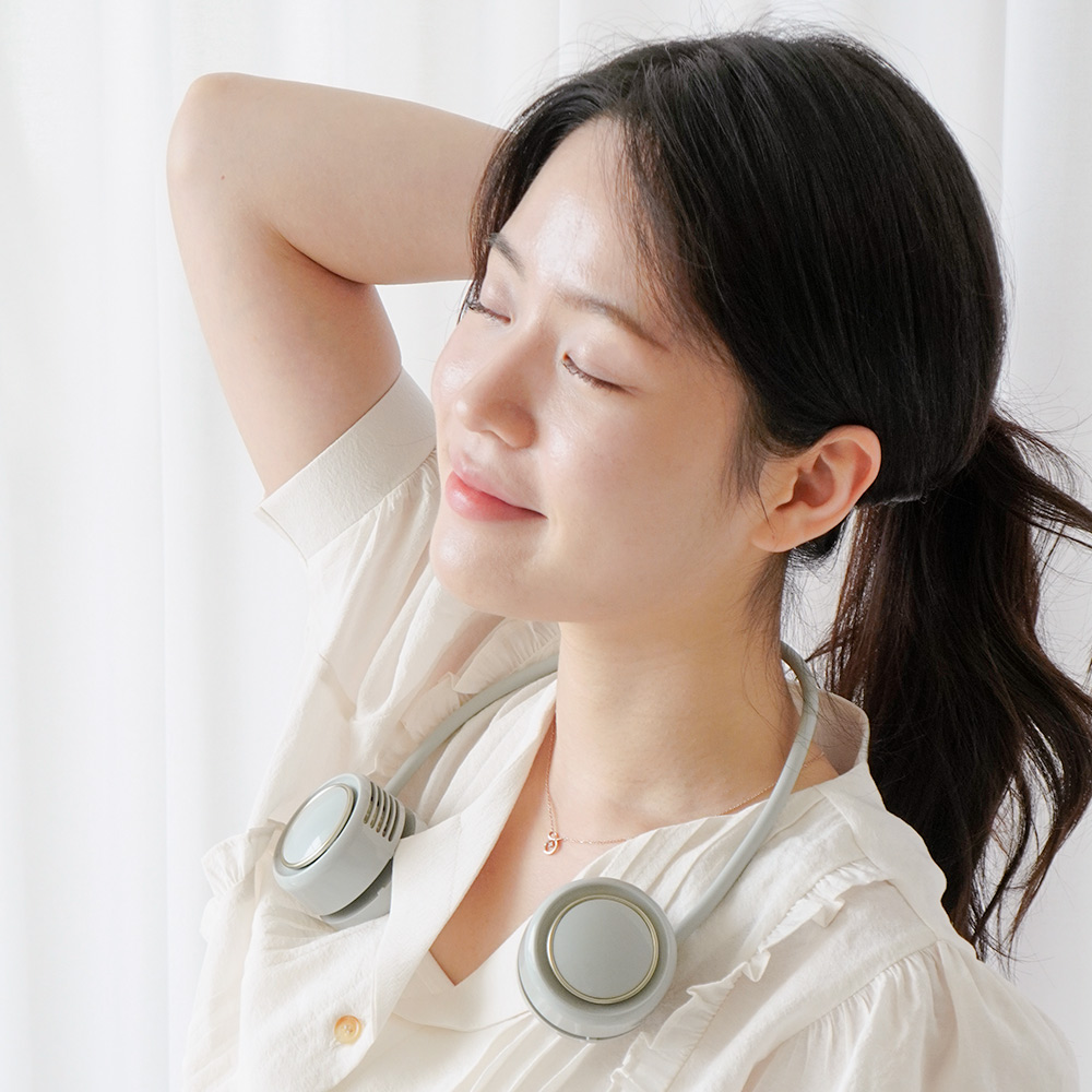 넥밴드선풍기 목걸이 목에거는 넥 목 선풍기 넥풍기 목풍기 : 오토라