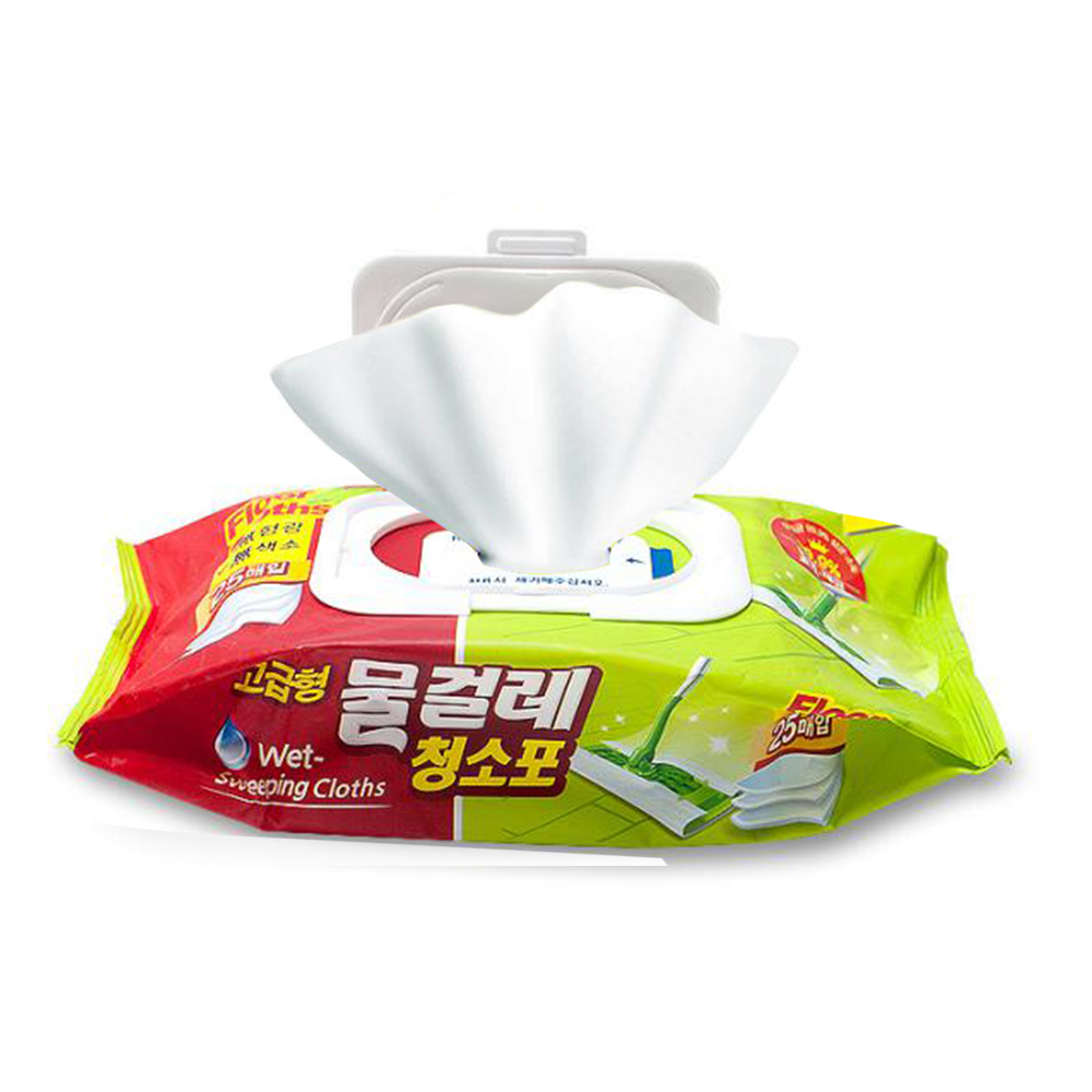 청소포 고급형 25매 중형 리필 걸레 밀대 바닥 청소 : 월드크린 주식회사