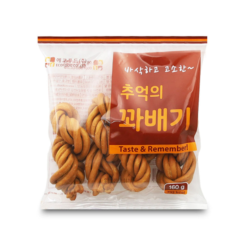 에코푸드 추억의 꽈배기 160g : 사자야