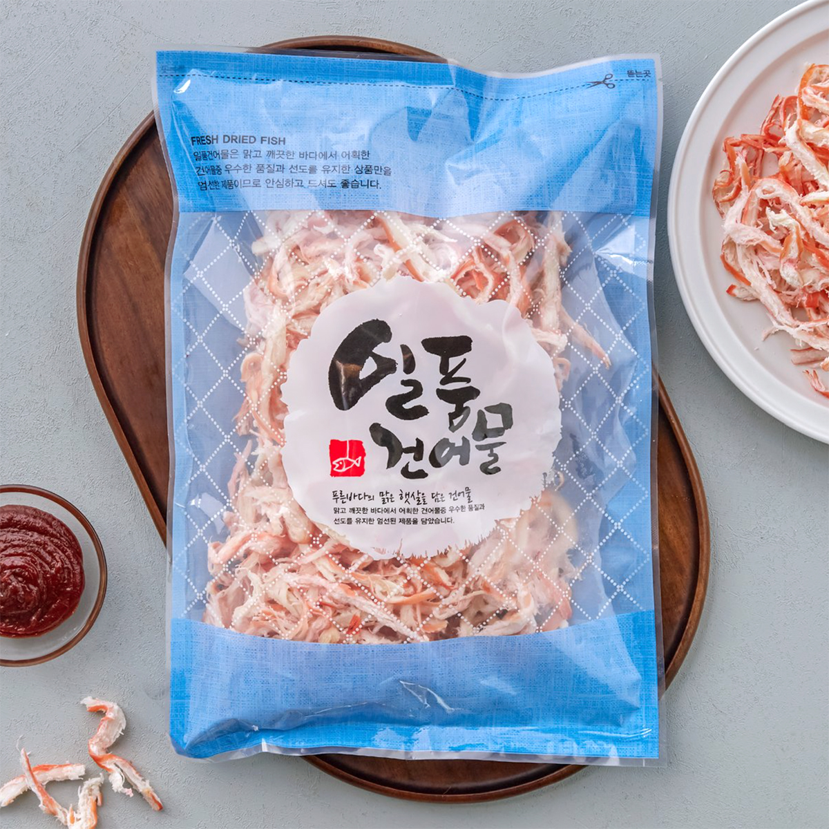 참진미채 500g (국내가공, 진미채, 홍진미채, 진미채볶음) : 청해명가