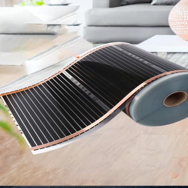 5~ 20m2 Infared PTC Underfloor 난방 필름 AC220V 240wm2 따뜻한 바닥 매트 클램프 절연 붙여 넣기 : 은가비Mall