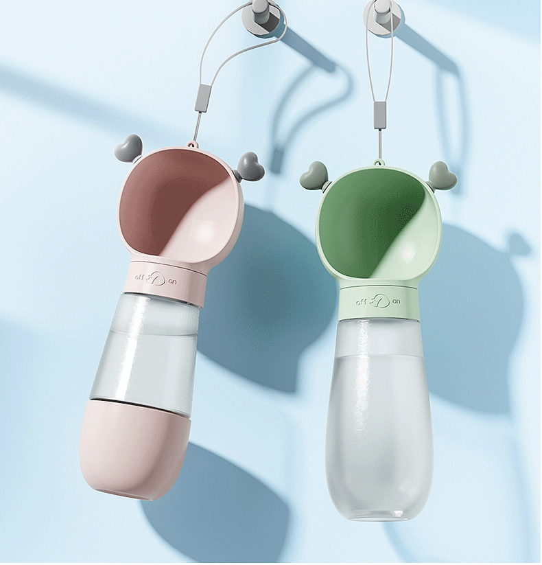 일구구사 하트뿅뿅 강아지산책물병 모음전 350ml : 일구구사