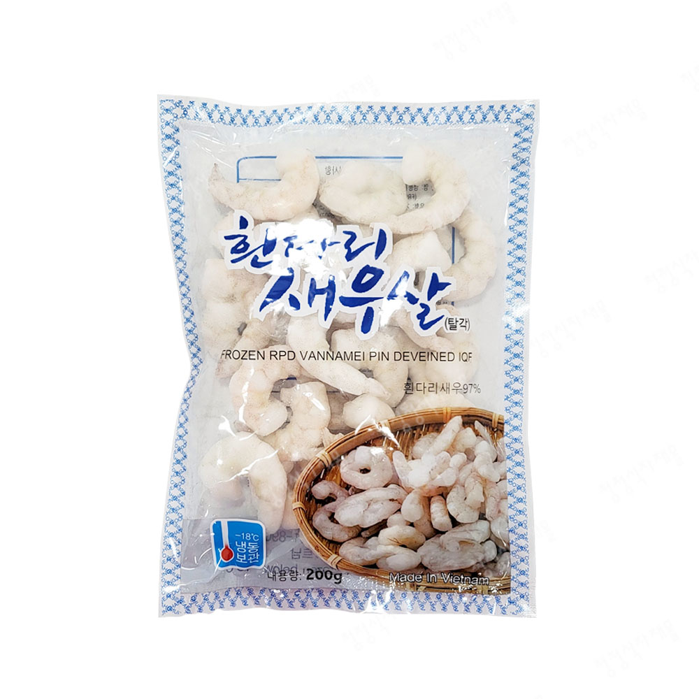 청정한 흰다리새우살(51/70)200g /칵테일새우 : 청정식자재전문마트