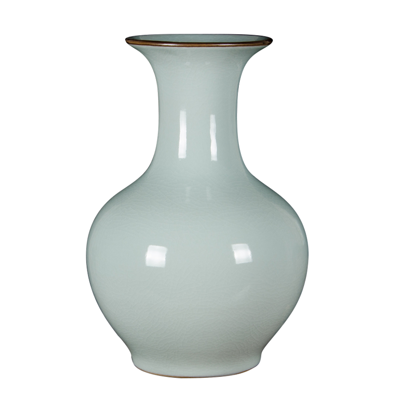 세라믹 꽃병 복고풍 도자기 장식 앤틱 JINGDEZHEN 골동품 공식 가마 균열 홈 공예 : 스마트셀인스토어