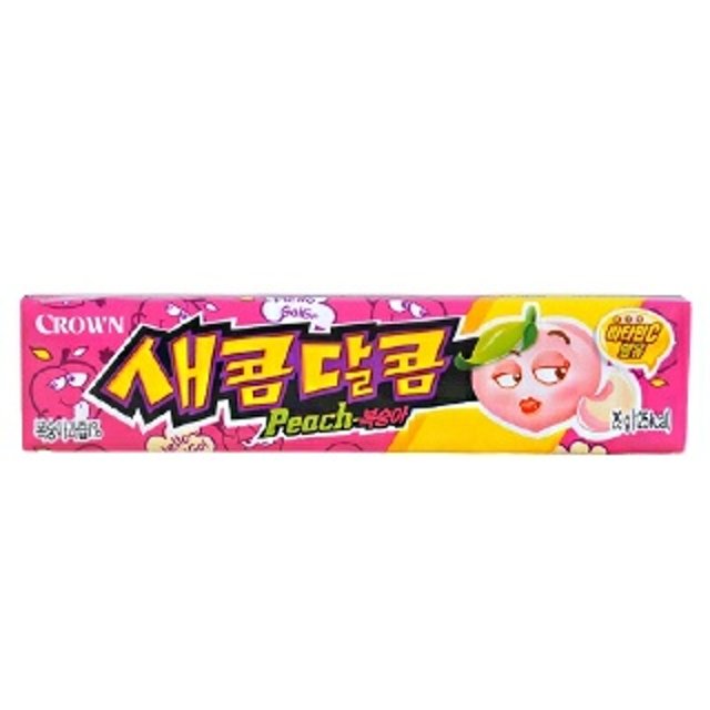 크라운 새콤달콤 복숭아 29g : 으쓱몰