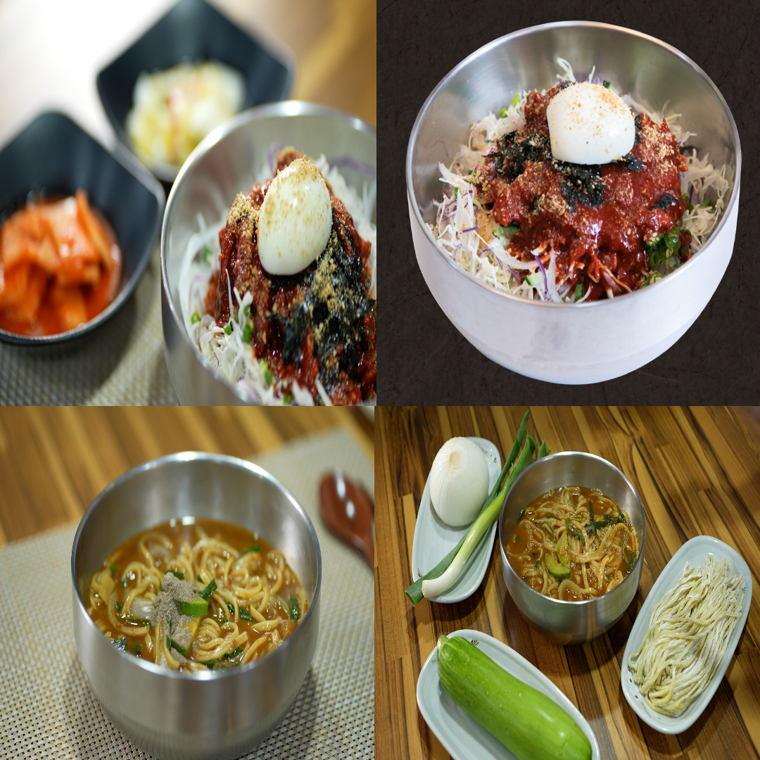 [국수이야기] 집에서 즐기는 물가자미 비빔국수 + 포항칼국수 각 1팩씩 총2팩 : 주식회사 국수이야기