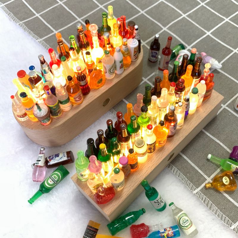 LED diy 술 미니어처 조명 장식품 인싸 감성 양주 위스키 소품 : 아트미니.