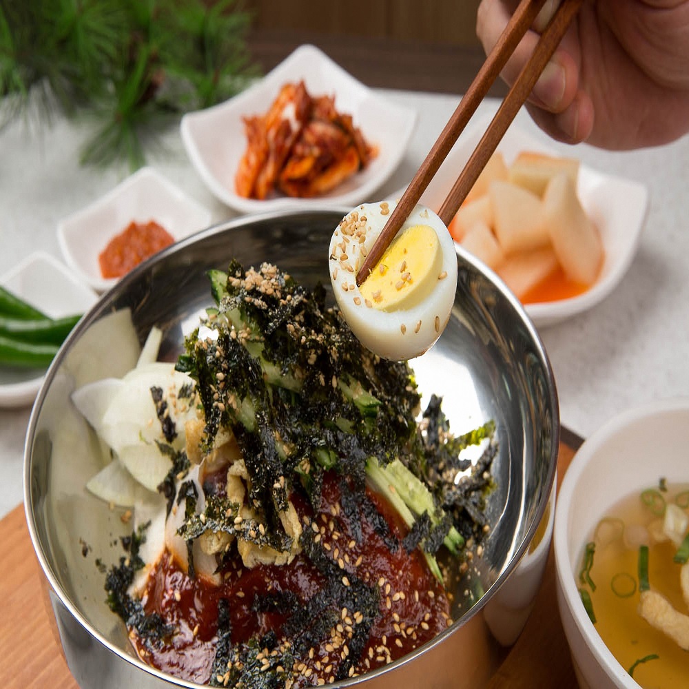 진메밀명가 막국수 양념장 2kg 업소용 냉면 비빔장 다대기 : 진 메밀명가
