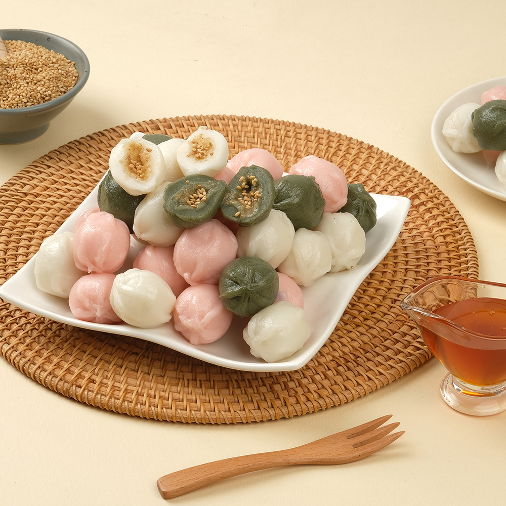 명가떡사랑 모듬꿀떡 1kg : 명가떡사랑