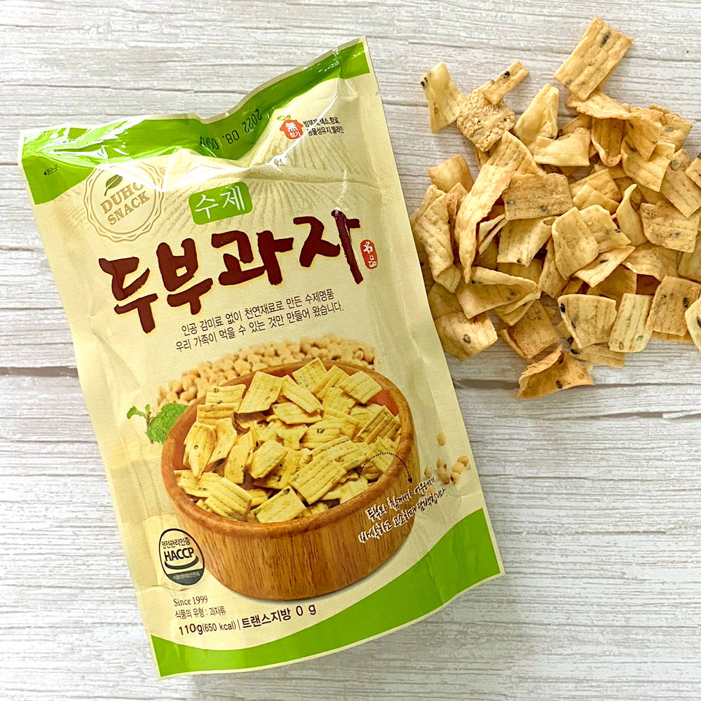 두호식품 단호박 두부 저칼로리 살안찌는 다이어트 간식 과자 110g 10개 : 버니스마켓