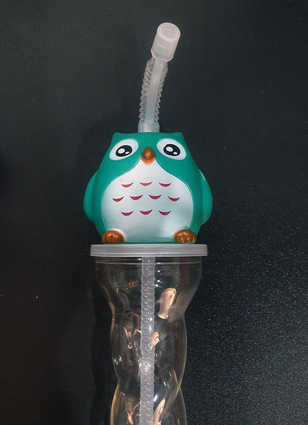 초록부엉이 슬러시컵 보틀 320ml ,캐릭터 슬러시 병 낱개구매 : 신영에프엔디
