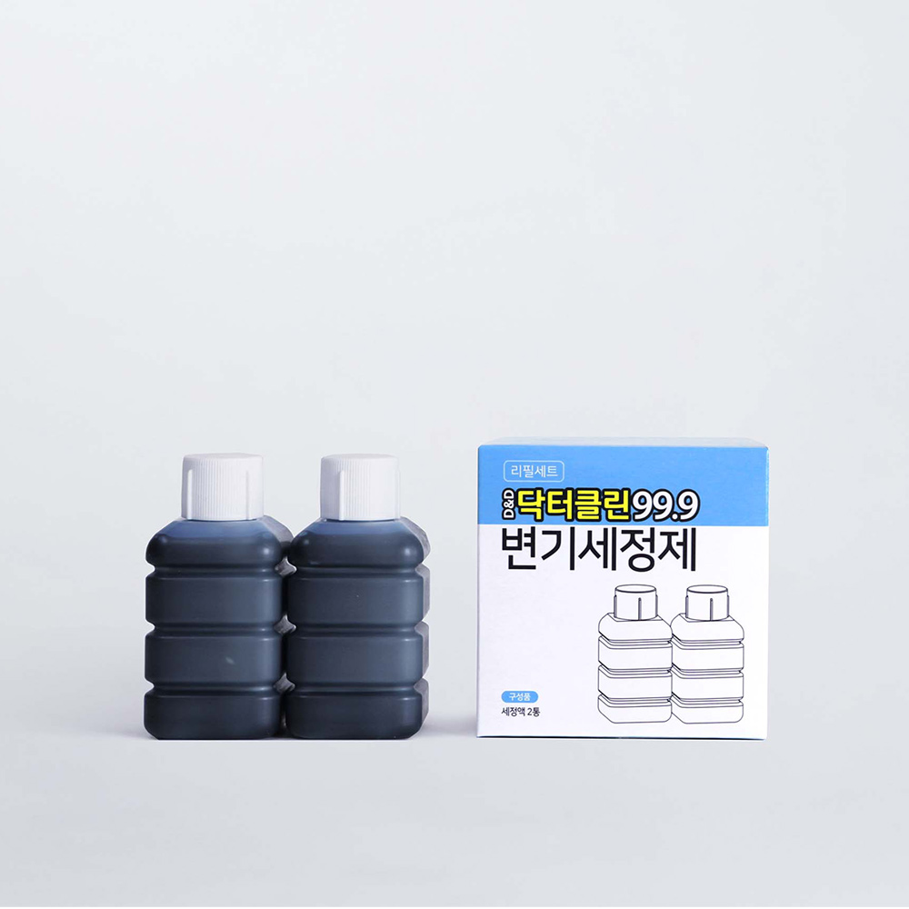 닥터클린 자동 변기세정제 리필B (세정제100ml x 2개) : Clean999