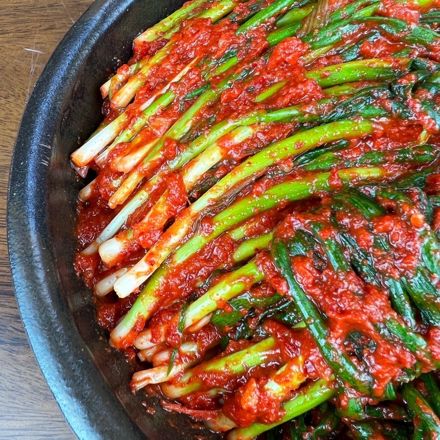 서울경기도김치 순자네김치 파김치 입문용 실파김치 국내산 당일생산 1키로(비닐) : 순자네김치