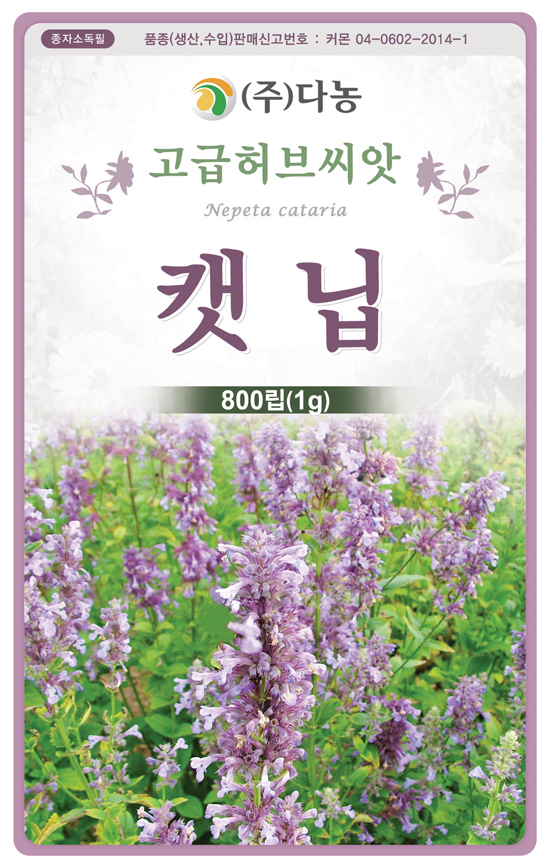 갑조네 캣닙 씨앗 캣닢 캣잎 개박하 캣그라스 고양이풀 키우기 : 갑조네