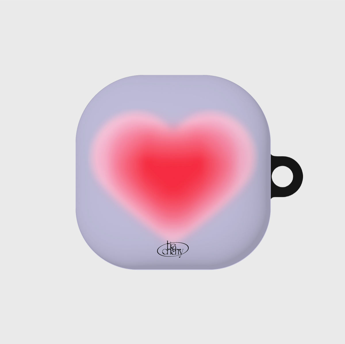 [Heart gradation purple] 갤럭시 버즈 2 라이브 프로 하드 케이스 : 타이어체리