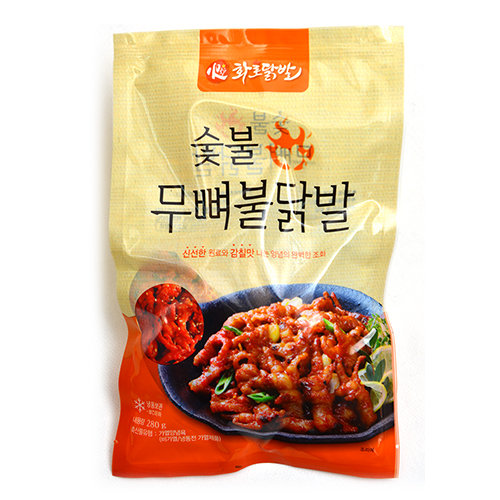 숯불무뼈닭발구이(280g) : 족보있는순대가게