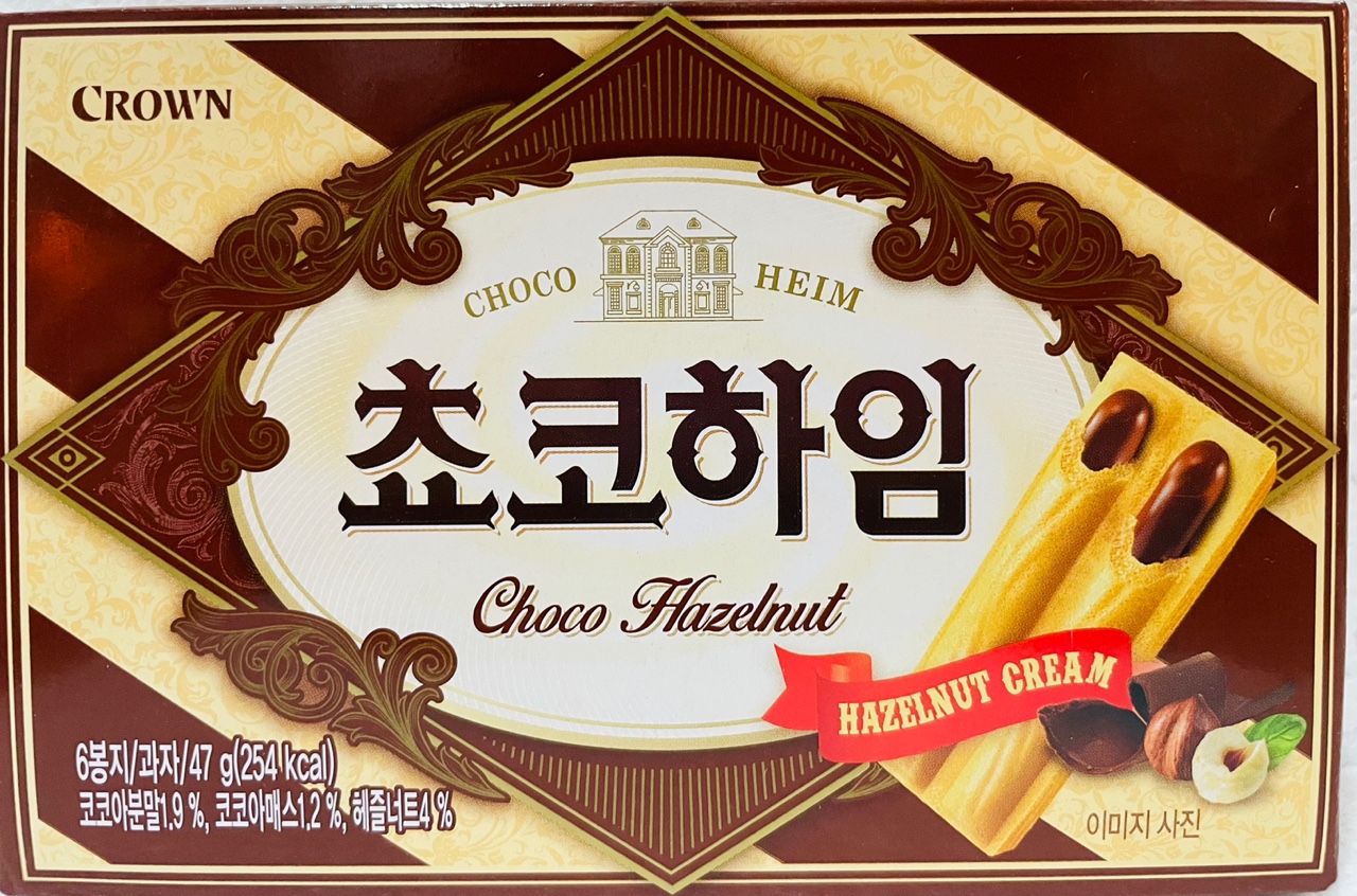 크라운 초코하임6입(소, 47g)x1 : 야미팜 YummyFarm