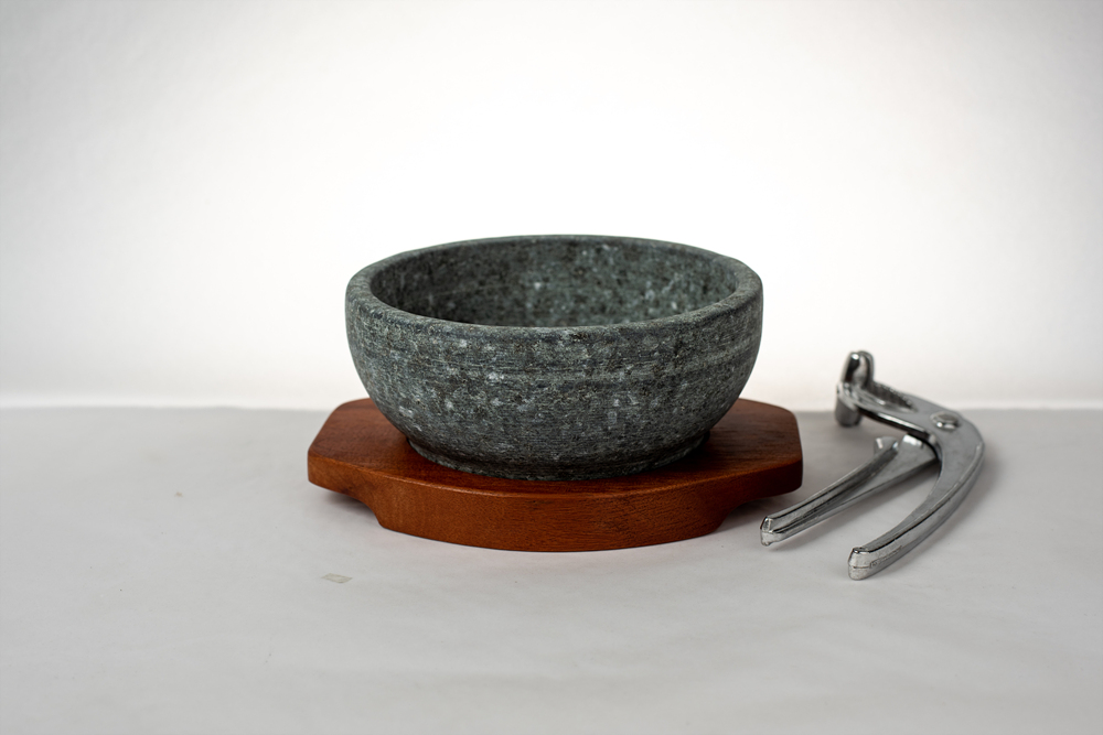 원조장수곱돌 돌뚝배기 무테 120x65mm 비빔기 갈비탕 칼국수 라면 우동 그릇 비빔밥 불고기 업소용 냉면기 플라스틱 냉면 대접 : 장수곱돌