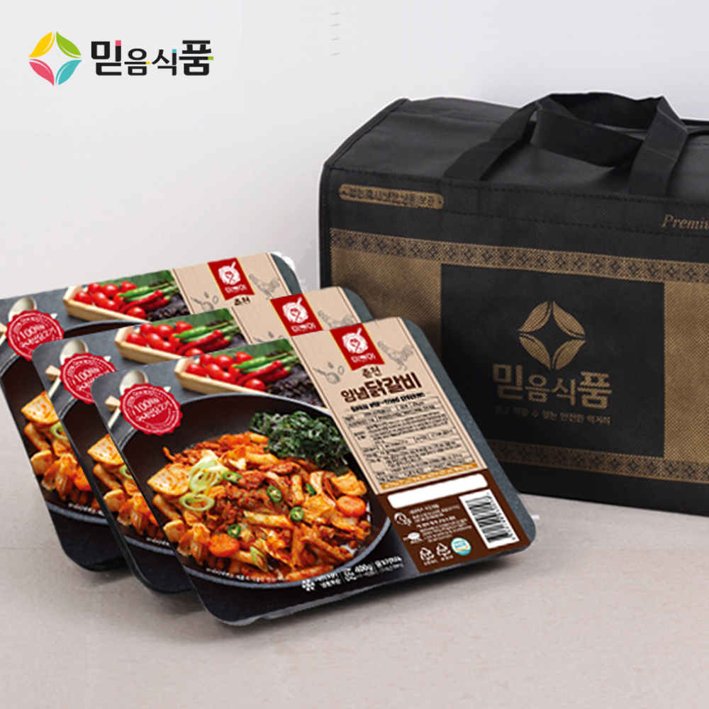 수제 춘천 양념닭갈비 믿음선물세트 4호 : 믿음식품