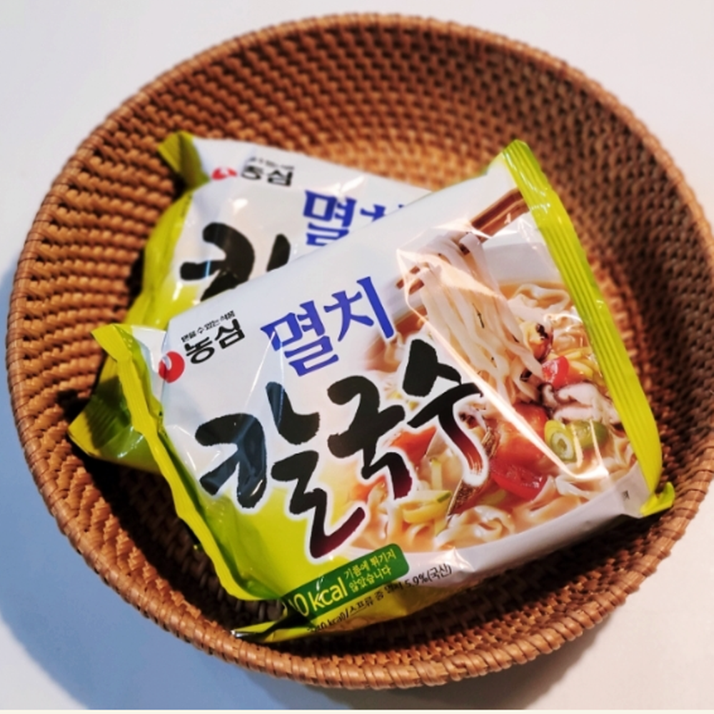 농심 멸치 칼국수 멀티팩 40개 : 청화마트