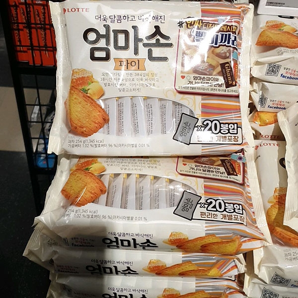 롯데 엄마손파이 254g : 쿨룩스토어