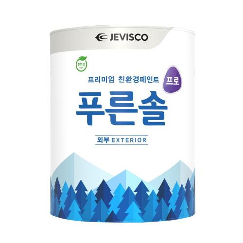 제비스코(제비표) 푸른솔 프로 외부 백색 1L 페인트 : 페인트장터