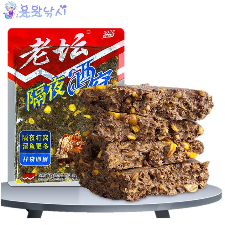 중국떡밥 술향밑밥 민물 집어제 옥수수 오곡 잡곡 낚시 대물 잉어 붕어 : 용왕낚시