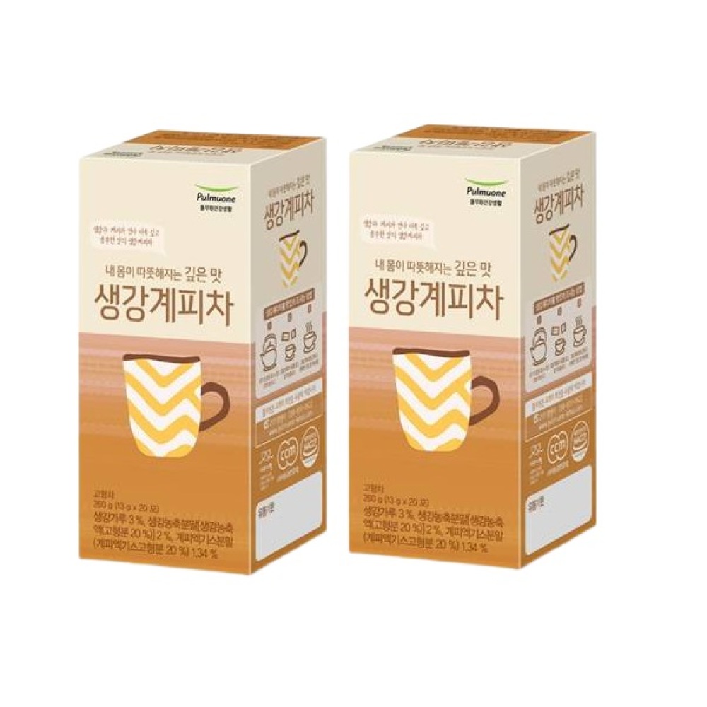 풀무원건강생활 생강계피차(13g20ea)2개/올가홀푸드 : 롯데백화점 평촌점
