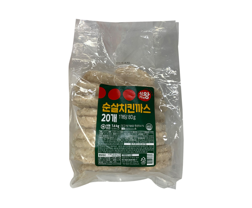 식자재왕 순살치킨까스(80gx20) 1.6kg (8809226823385) / 식자재(냉동) : 서울서남부농협하나로마트