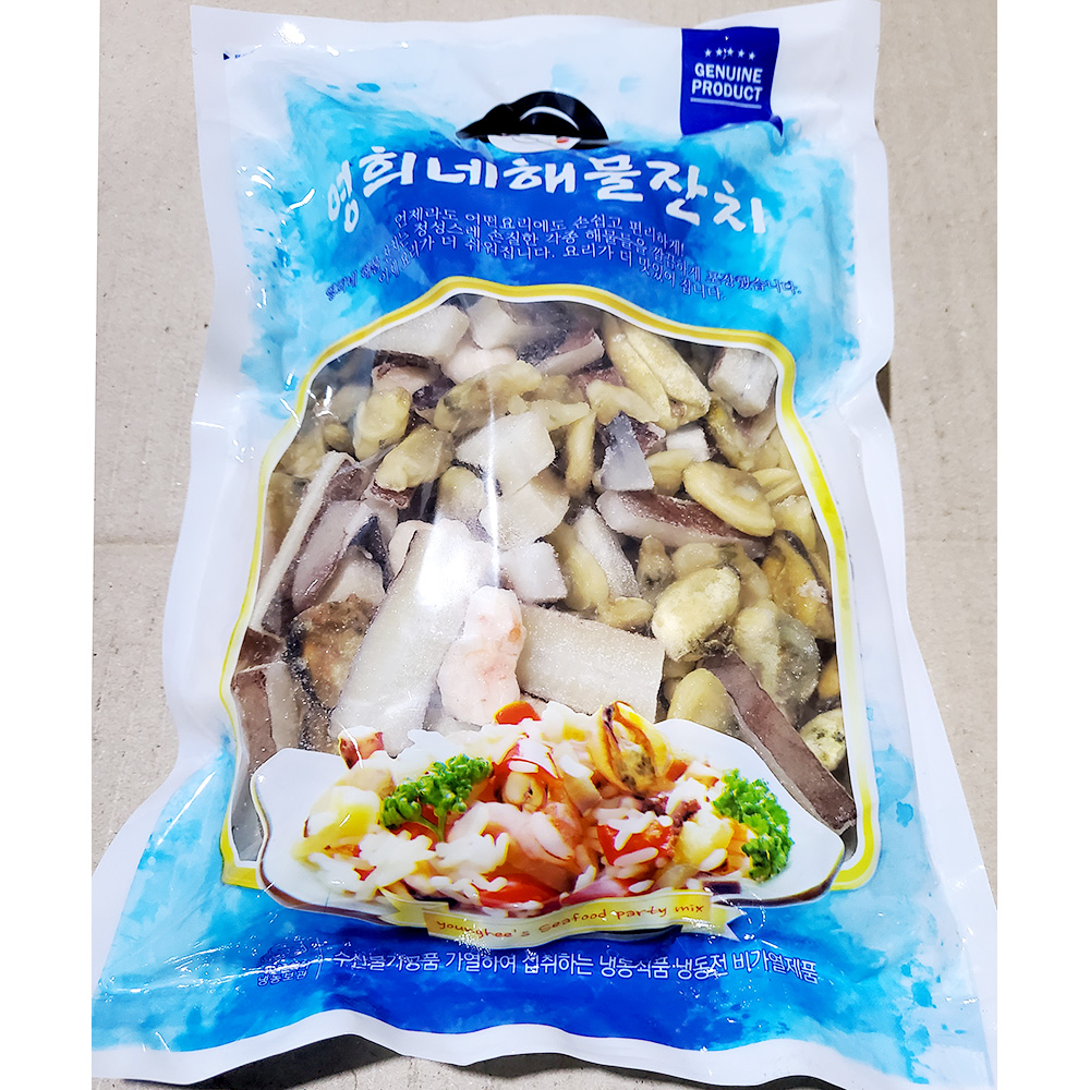 냉동 모듬해물 700g 혼합 모둠 재료 잔치 믹스 요리 : 동원식자재마트