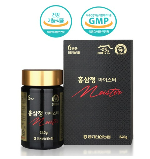 [풍기인삼농협] 황풍정 6년근 홍삼정 마이스터 240g 진세노사이드 27mg... 캡슐 90캡슐 증정 스포츠후원 이벤트 : 풍기인삼농협 황풍정 직영몰