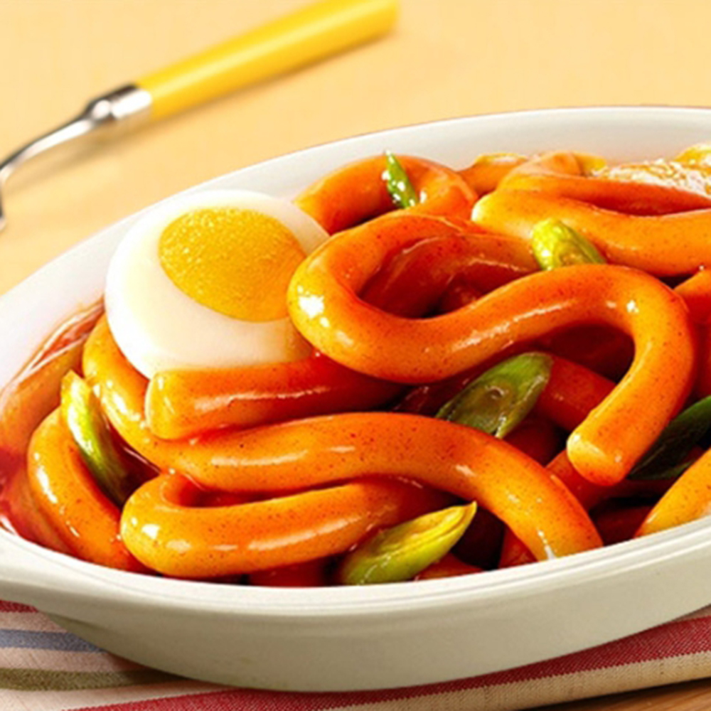 풀무원 달콤 고추장 크림 누들 떡볶이 2인분 375g : 온데이마켓